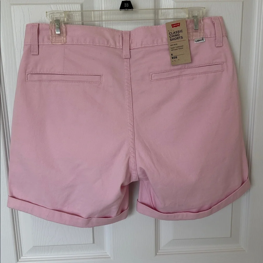 Levi's Light Pink Women's Bermudas - Picture 3 of 14